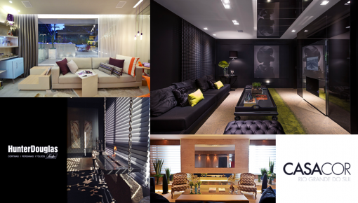 HunterDouglas® Luxaflex® marca presença na Casa Cor Rio Grande do Sul