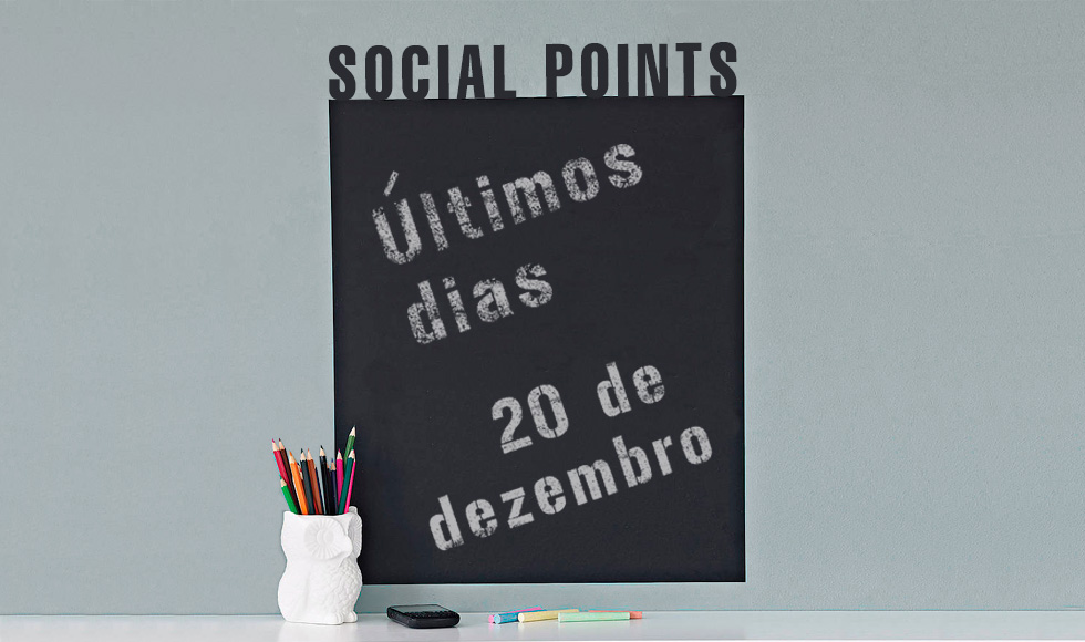 Social Points: O prazo final para envio de seus projetos está chegando.